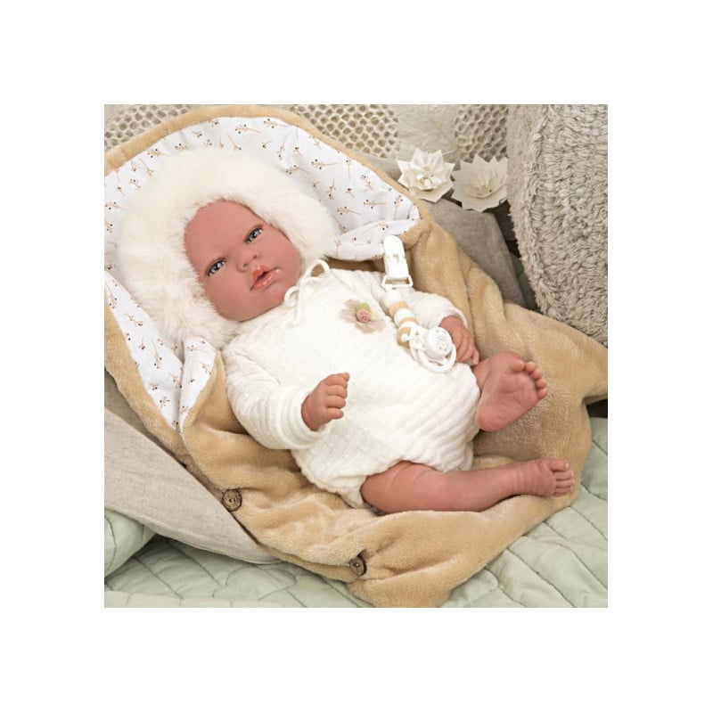 REBORN ALEJANDRA 40CM BEIGE C/NANA 