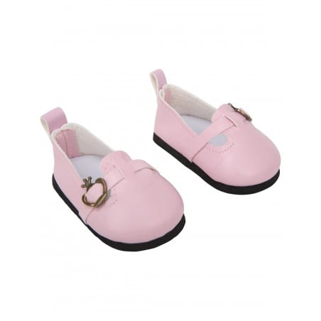 SET ZAPATOS ROSA PARA MUÑECOS DE 45CM