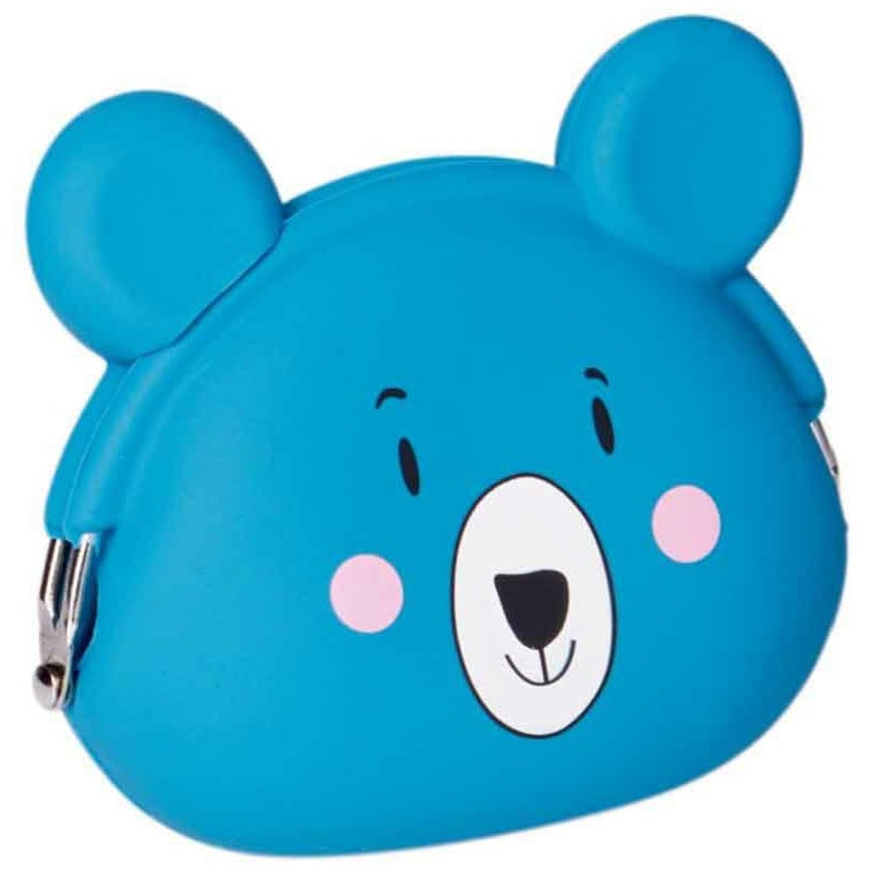 MONEDERO SILICONA OSITO GATITO WONDERFUL PRESENTS SURTIDO