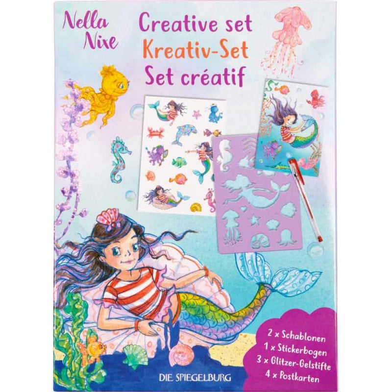 SET CREATIVO PURPURINA NELLA NIXE