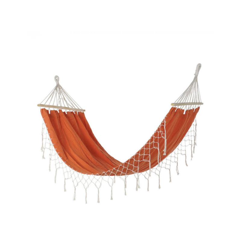 HAMACA KDK NARANJA FLECOS 255X80X28 CM