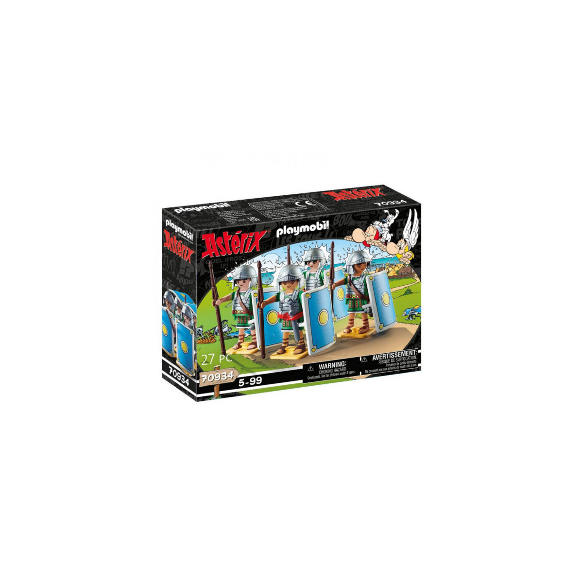 Playmobil Astérix Tropa Romana 70934 Soldados Caballeros Set