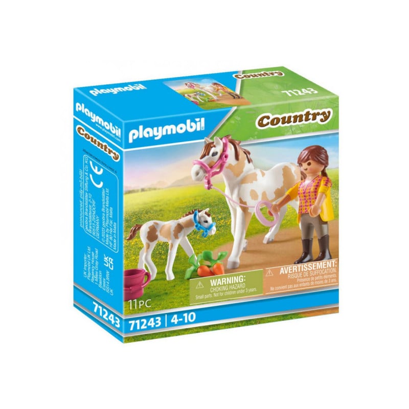 CABALLO CON POTRO PLAYMOBIL COUNTRY