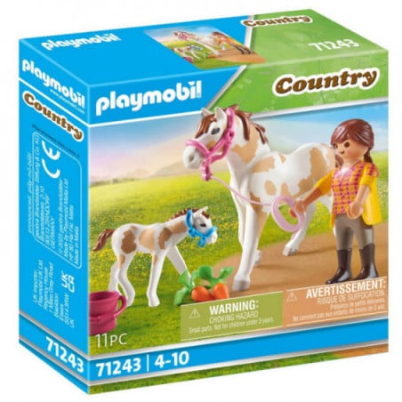 CABALLO CON POTRO PLAYMOBIL COUNTRY