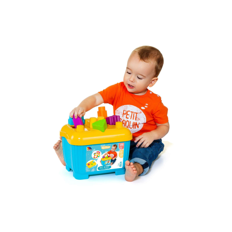 CUBETA BLOCKS Y PUZZLES BLANDOS 15 PCS