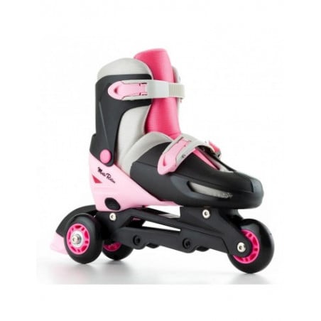 PATINES EN LINEA ROSAS 3 EN 1 REGULABLES
