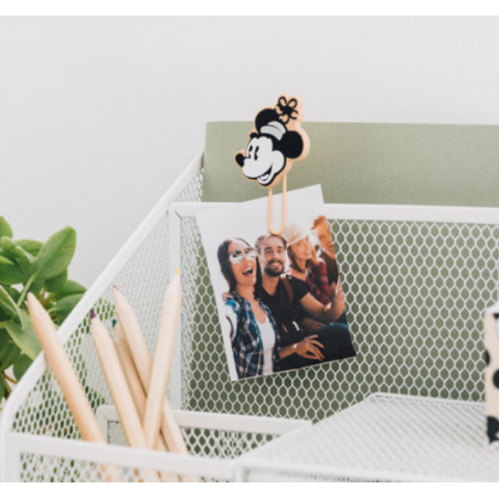 SET DE CLIPS CON TOPPER DISNEY MICKEY 100 ANIVERSARIO