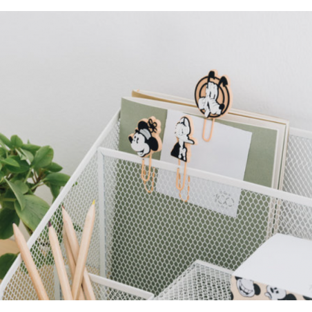 SET DE CLIPS CON TOPPER DISNEY MICKEY 100 ANIVERSARIO