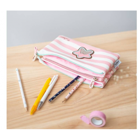 ESTUCHE TRIPLE PUSHEEN ROSE COLLECTION