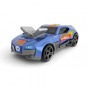 COCHE DE CARRERAS PORTACOCHES HOT WHEELS 2 EN 1 2