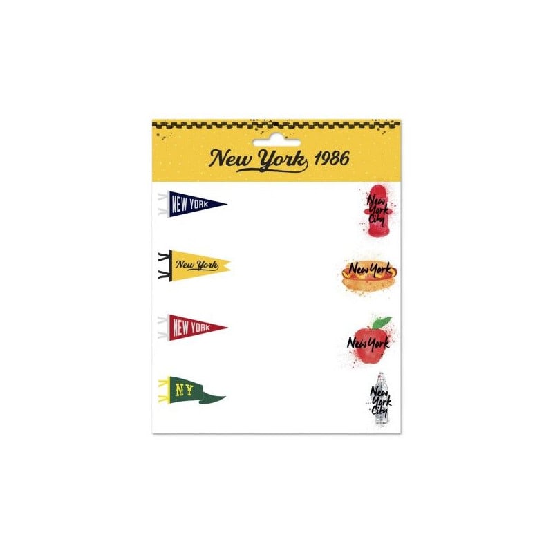 Etiquetas Adhesivas Nueva York 1986