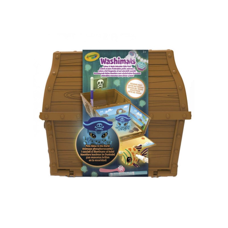 WASHIMALS GLOW OCEAN PETS COFRE DEL TESORO