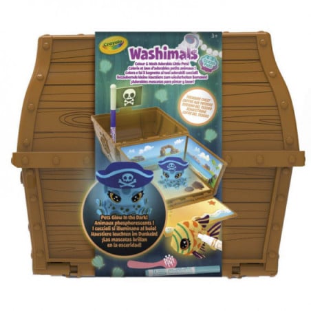 WASHIMALS GLOW OCEAN PETS COFRE DEL TESORO