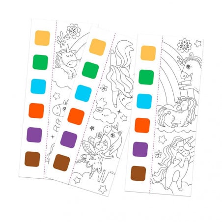 LIBRO DE ACUARELAS DE BOLSILLO UNICORNIO