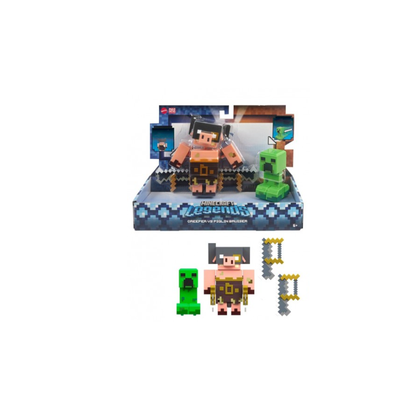 MINECRAFT PACK 2 FIGURAS 8 CM SURTIDO
