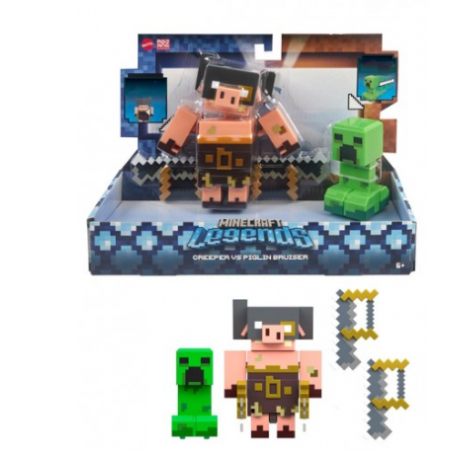 MINECRAFT PACK 2 FIGURAS 8 CM SURTIDO
