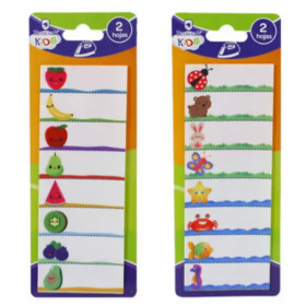 Pack 16 Etiquetas Termoadhesivas Marca Ropa Surtido