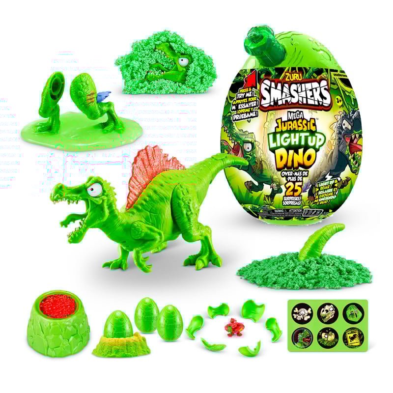 DINO JURASSIC MEGA HUEVO CON LUZ