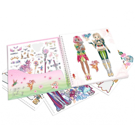 TOPMODEL CUADERNO CON CALCOMANIAS