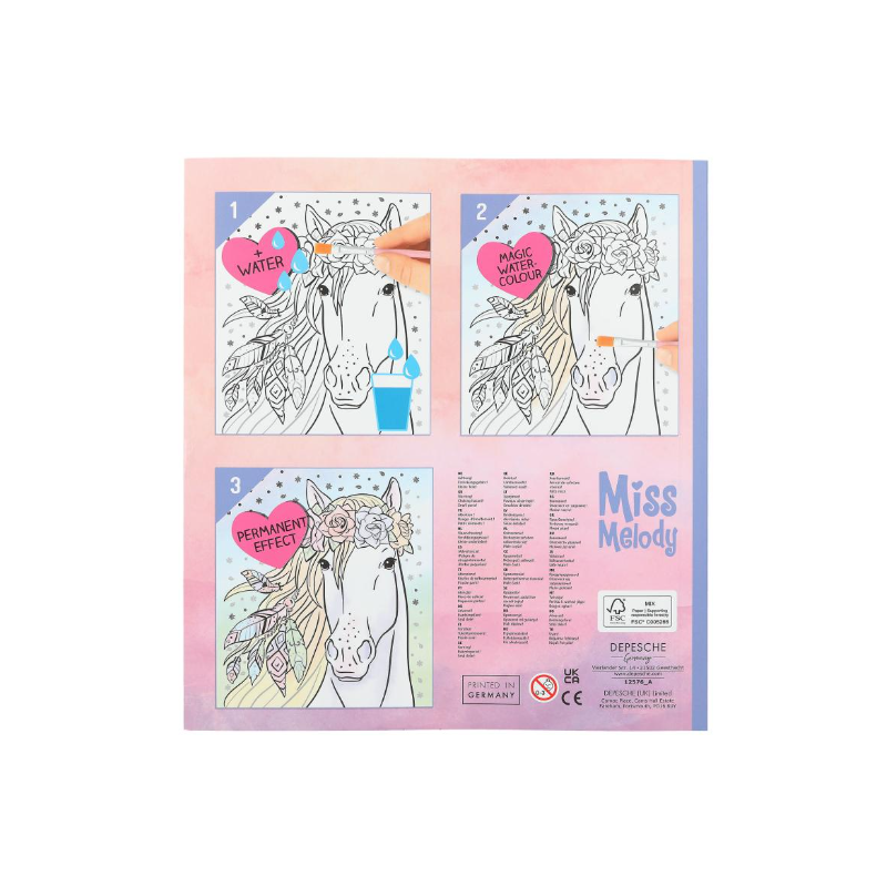 MISS MELODY WATER COLOUR BOOK