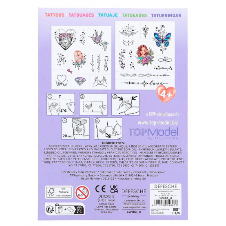 TOPMODEL TATUAJES BEAUTY AND ME