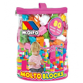 Bolsa 80 Bloques Rosa