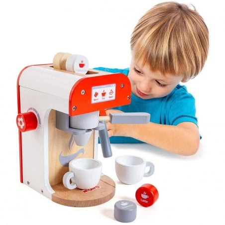 MAQUINA DE CAFE DE MADERA