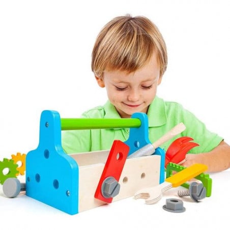 CAJA DE HERRAMIENTAS DE MADERA