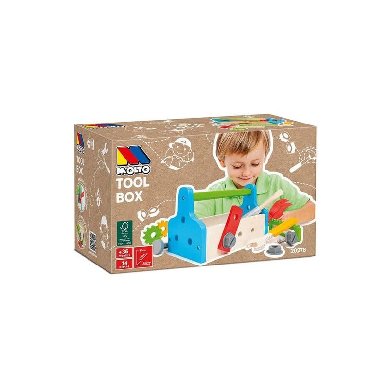 CAJA DE HERRAMIENTAS DE MADERA