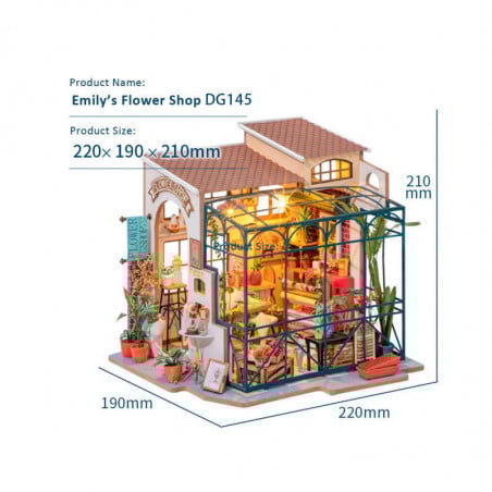 MAQUETA EMILY´S FLOWER SHOP