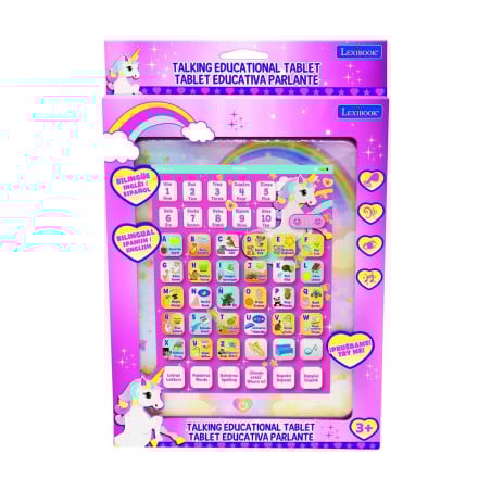 TABLET UNICORNIO BILINGÜE 80 ACTIVIDADES