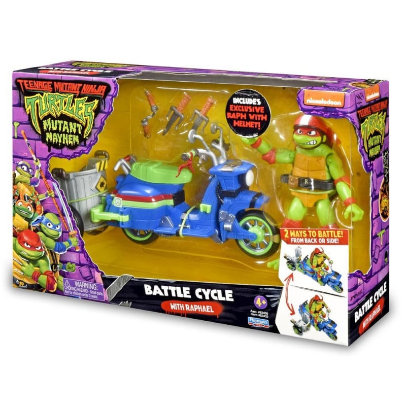TMNT MOVIE- VEHICULOS CON FIGURA SURTIDO