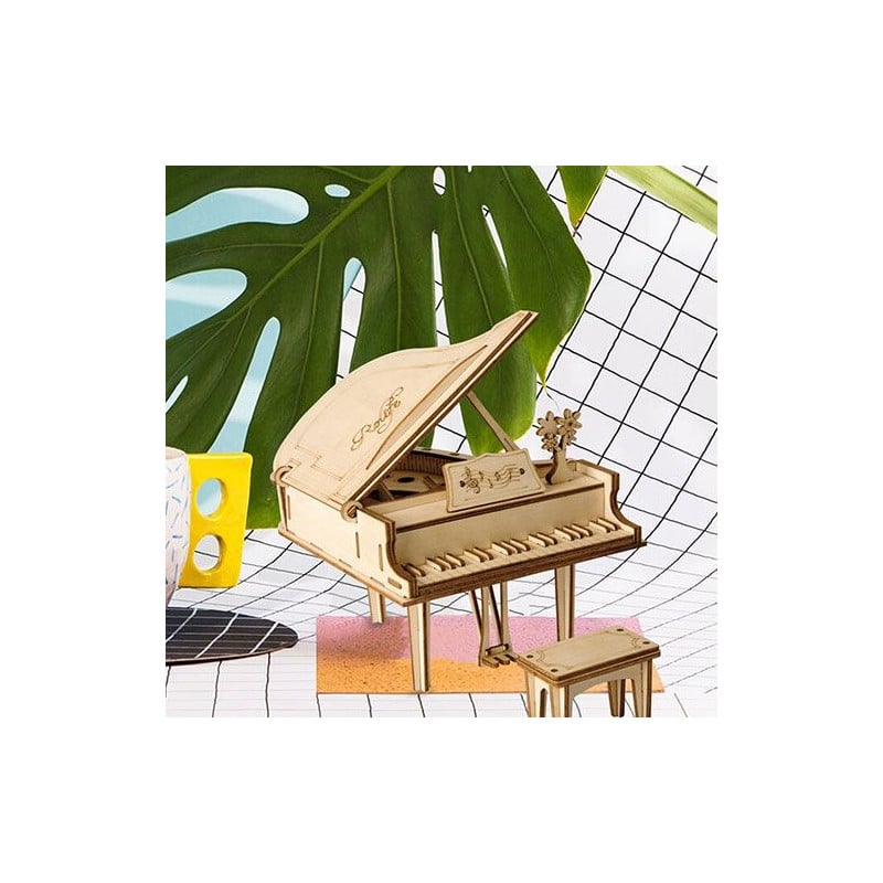 MAQUETA GRAND PIANO MODERN 3D WOODEN PUZZLE