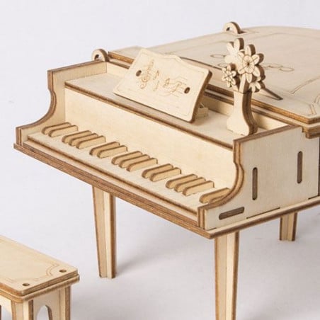 MAQUETA GRAND PIANO MODERN 3D WOODEN PUZZLE