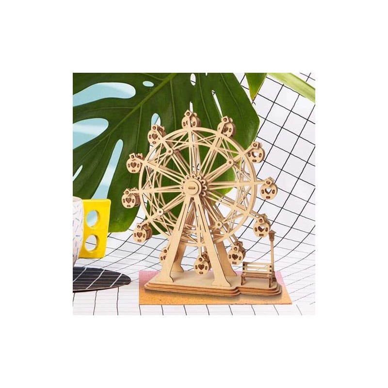 MODERN 3D WOODEN PUZZLE FERRIS WHEEL