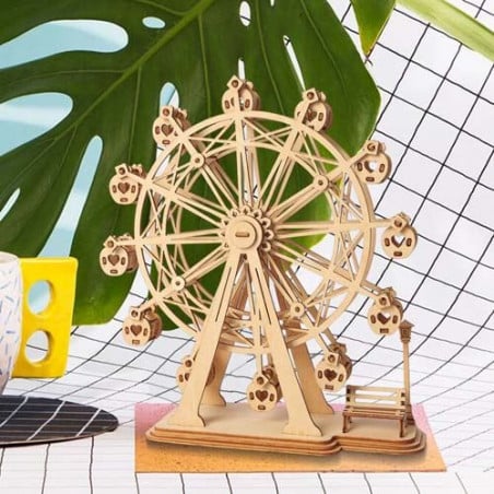 MODERN 3D WOODEN PUZZLE FERRIS WHEEL