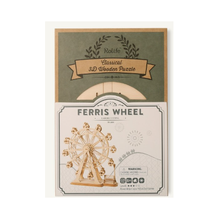 MODERN 3D WOODEN PUZZLE FERRIS WHEEL