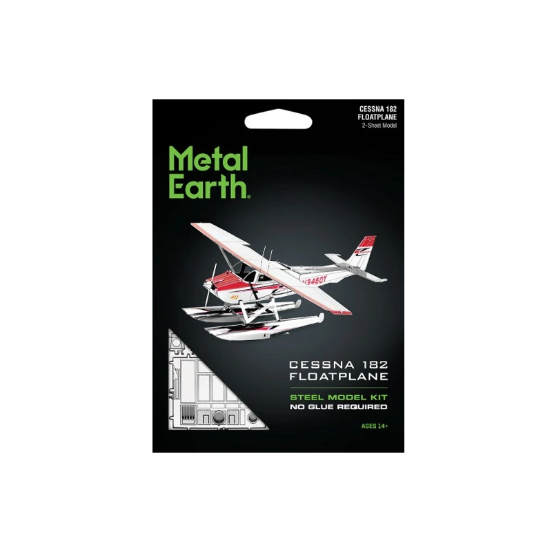 MAQUETA AVION CESSNA 182 FLOATPLANE