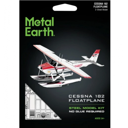 MAQUETA AVION CESSNA 182 FLOATPLANE