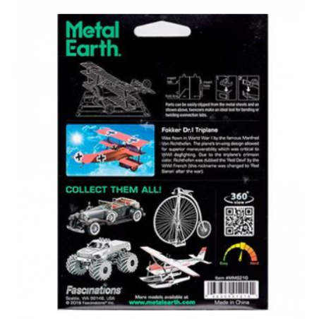 MAQUETA AVION FOKKEE DR.I TRIPLANE