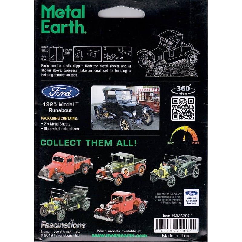 MAQUETA FORD TURNABOUT 1925