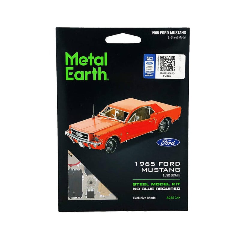 MAQUETA FORD MUSTANG COUPE ROJO