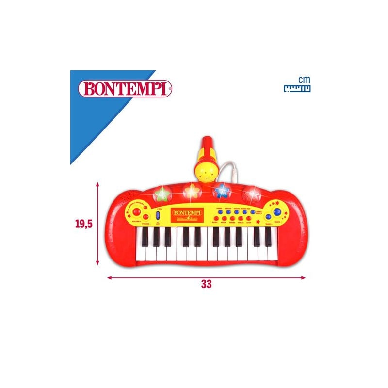 ORGANO ELECTRICO 24 NOTAS CON MICROFONO