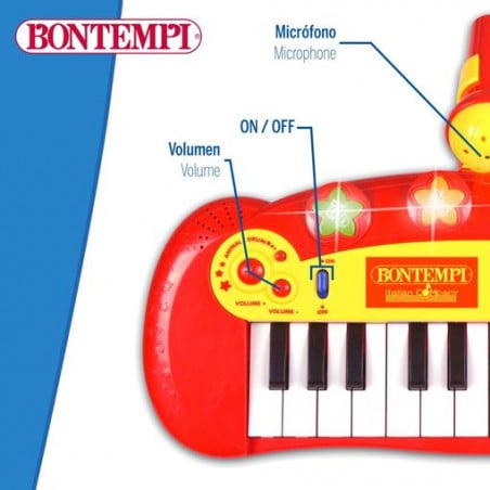 ORGANO ELECTRICO 24 NOTAS CON MICROFONO
