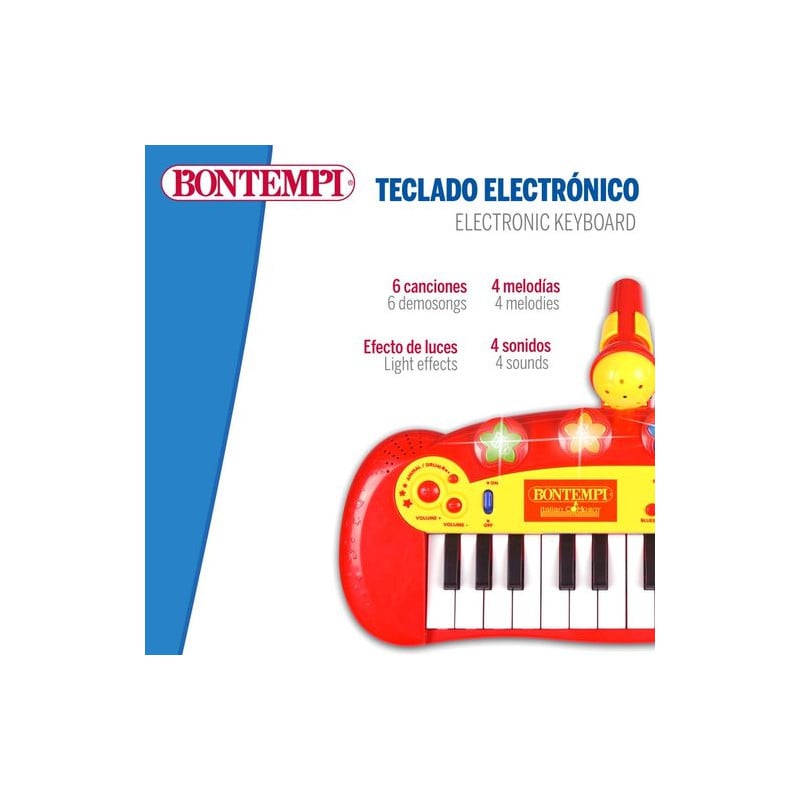 ORGANO ELECTRICO 24 NOTAS CON MICROFONO
