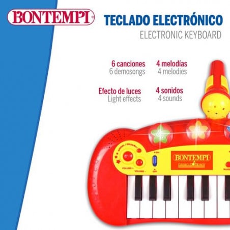 ORGANO ELECTRICO 24 NOTAS CON MICROFONO