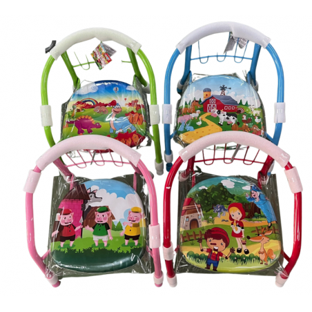 SILLA INFANTIL DE METAL MODELOS SURTIDOS