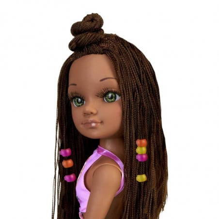 NANCY UN DIA DE TRENZAS PELO CASTAÑO