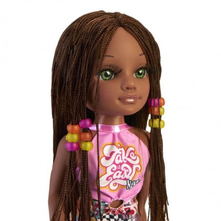 NANCY UN DIA DE TRENZAS PELO CASTAÑO