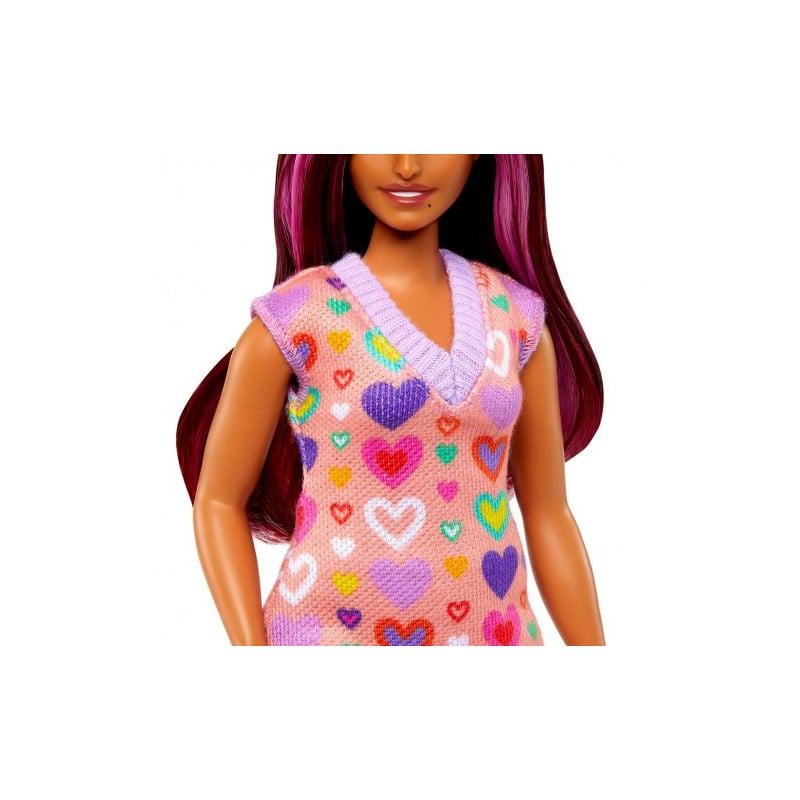 BARBIE FASHIONISTA VESTIDO DE CORAZONES 